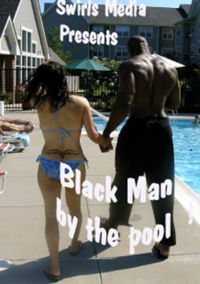 Black Man By The Pool