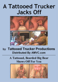 A Tattooed Trucker Jacks Off